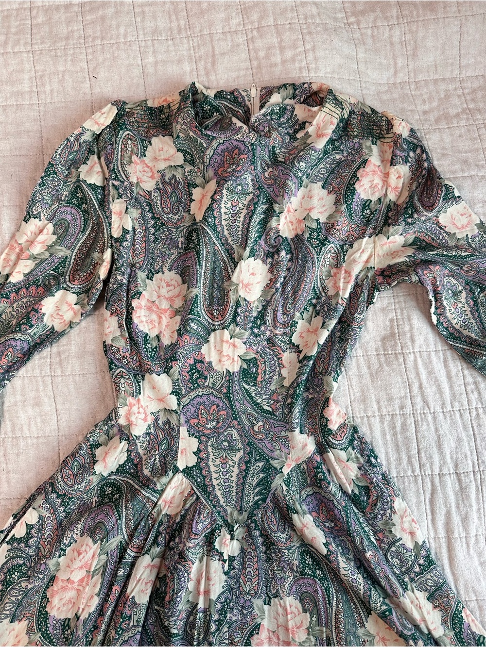 VNTG gunne sax vibes prairie dress
